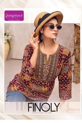 Rangmaya Finoly Cotton 60 60 Tunic Short Top for Women wholesale catalogs