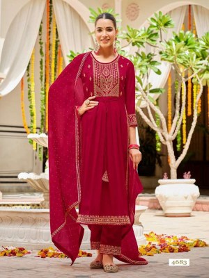 Rangoon Aishwariya Premium  Naira Style 3 piece Kurti set wholesale catalogue  kurtis catalogs