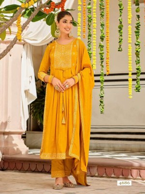 Rangoon Aishwariya Premium  Naira Style 3 piece Kurti set wholesale catalogue  kurtis catalogs