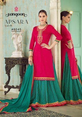 Rangoon Apsara Vol 08 Designer Jam Silk Handwork Kurti with Viscose Jacquard Ghaghra And Chinon Dupatta Wholesale kurtis catalogs
