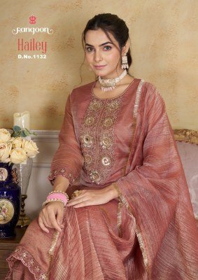 Rangoon HAILEY Salsa Hand Mirror Work 3-Piece Suit with Dupatta 