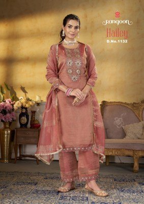 Rangoon HAILEY Salsa Hand Mirror Work 3-Piece Suit with Dupatta kurti pant with dupatta Catalogs