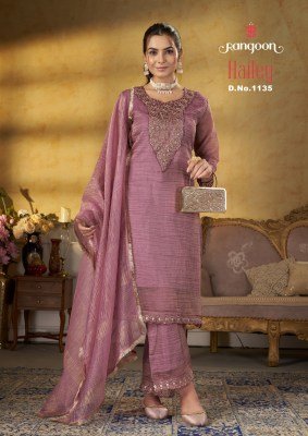 Rangoon HAILEY Salsa Hand Mirror Work 3-Piece Suit with Dupatta kurti pant with dupatta Catalogs