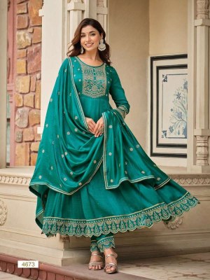 Rangoon Kalyani Fancy Silk Readymade Salwar Suits catalogue Wholesaler   kurtis catalogs