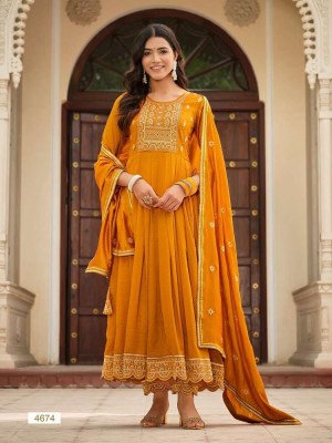 Rangoon Kalyani Fancy Silk Readymade Salwar Suits catalogue Wholesaler   kurtis catalogs
