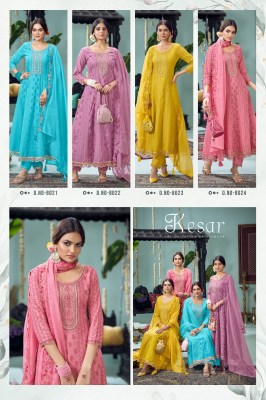Rangoon Kesar Pure Cotton Chiffly Work Redaymade Suits Wholesale Price In india  readymade suit catalogs