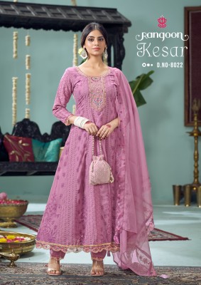 Rangoon Kesar Pure Cotton Chiffly Work Redaymade Suits Wholesale Price In india  readymade suit catalogs