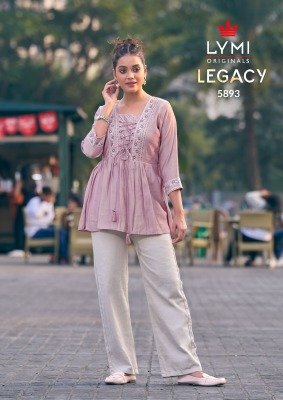 Rangoon Legacy Elegant Silk Top with Intricate Work And Full Inner Wholesale kurtis catalogs