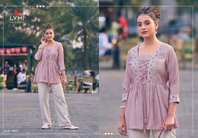 Rangoon Legacy Elegant Silk Top with Intricate Work And Full Inner Wholesale kurtis catalogs