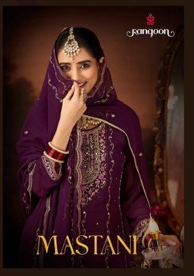 Rangoon MASTANI Georgette Heavy Embroidery 3-Piece Suit with Dupatta 