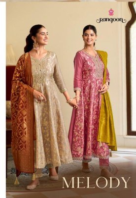 Rangoon Melody Jacquard Anarkali Suit with Dupatta wholesale catalogs