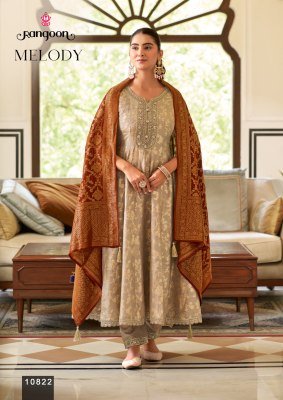 Rangoon Melody Jacquard Anarkali Suit with Dupatta fancy Anarkali suit catalogs