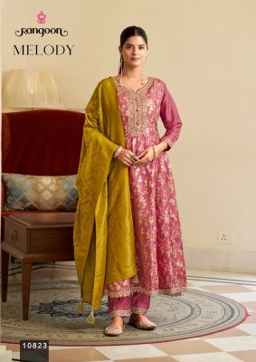Rangoon Melody Jacquard Anarkali Suit with Dupatta fancy Anarkali suit catalogs