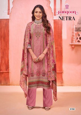 Rangoon Netra Pure Muslin Digital Print Salwar Suit with Swarovski And Lace Work Dupatta Wholesale kurtis catalogs