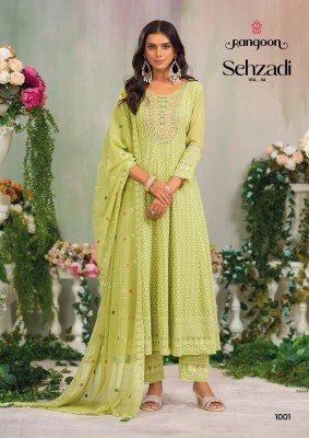 Rangoon Sehzadi Vol 04 Anarkali Suit Fancy Georgette Embroidery with Khatli And Mirror Work  Santoon Bottom And Heavy Embroidered Dupatta Wholesale kurtis catalogs