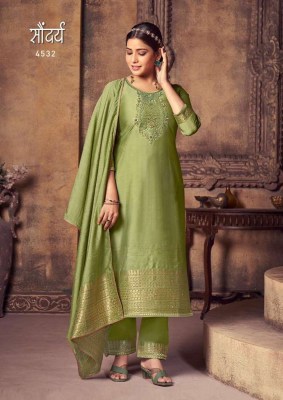 Rangoon Soundrya festive wear top pant dupatta set catalogue supplier  kurtis catalogs