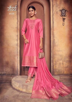 Rangoon Soundrya festive wear top pant dupatta set catalogue supplier  kurtis catalogs