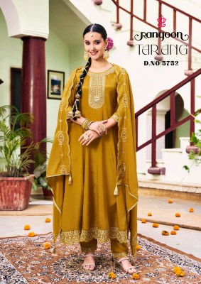 Rangoon Tarang Chinon Silk Readymade Anarkali style Salwar Kameez Wholesale  readymade suit catalogs