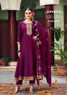 Rangoon Tarang Chinon Silk Readymade Anarkali style Salwar Kameez Wholesale  readymade suit catalogs