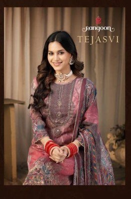 Rangoon Tejasvi Muslin Kurti Pant with Dupatta 