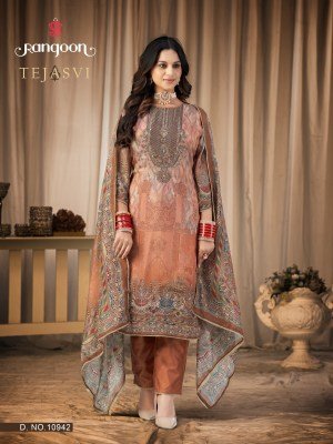 Rangoon Tejasvi Muslin Kurti Pant with Dupatta kurti pant with dupatta Catalogs
