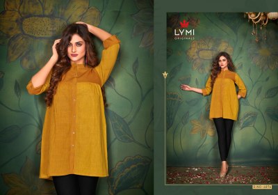 Rangoon by Zia pure cotton womens fancy short top catalogue at amaviexpo kurtis catalogs