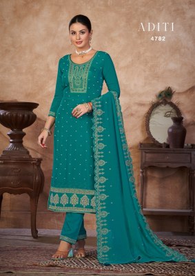 Rangoon by aditi new exclusive designe kurti pant with dupatta at catalogue price  kurtis catalogs