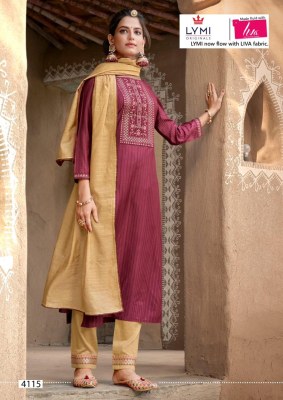 Rangoon by limelight vol 2 plain straight kurti with embroidered neck with pant and dupatta catalog at wholesale price  kurtis catalogs