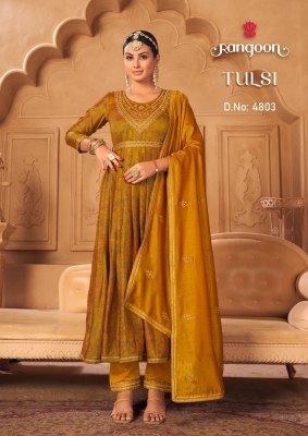 Rangoon by tulsi designer anarkali redymade suit at wholesale price  readymade suit catalogs