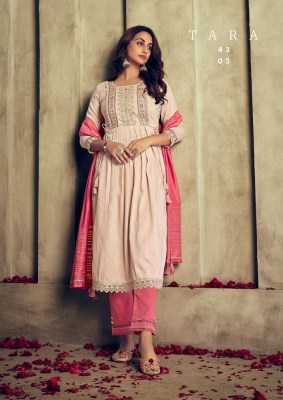 Rangoon presents Tara  Embroidery Work top pant with dupatta set Kurti catalogue wholesaler price in India    Amavi