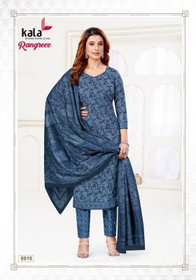 Rangreez vol 1 by Kala Pure Cotton Premium printed dress material catalogue at affordable rate salwar kameez catalogs