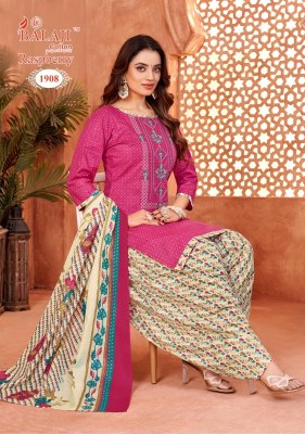 Rasberry vol 19 by Balaji Pure Cotton Printed Embroidered Neck work dress material in budget rate dress material catalogs