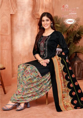 Rasberry vol 19 by Balaji Pure Cotton Printed Embroidered Neck work dress material in budget rate dress material catalogs