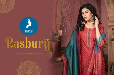 Rasburry by Kaya Chanderi digital printed readymade suit catalogue at low rate readymade suit catalogs