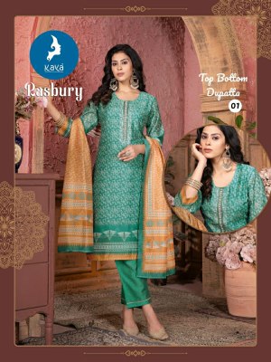 Rasburry by Kaya Chanderi digital printed readymade suit catalogue at low rate readymade suit catalogs