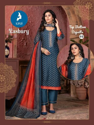Rasburry by Kaya Chanderi digital printed readymade suit catalogue at low rate readymade suit catalogs