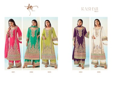 Rashmi vol 2 by Radha Trendz Heavy embroidered fancy readymade Pakistani suit catalogue at amaviexpo pakistani suit catalogs