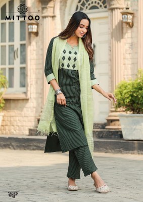 Rashmika by Mittoo Reyon printed handwork readymade suit catalogue at affordable rate readymade suit catalogs