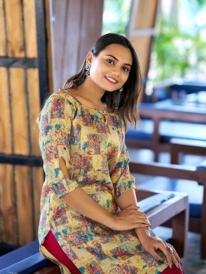 Rashmika presented Regular and office wear Printed kurti in trending patterns  kurtis catalogs