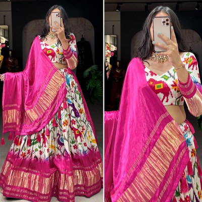 Ravishing gaji silk lehenga choli to vibrant your look at wedding and navratri sarees