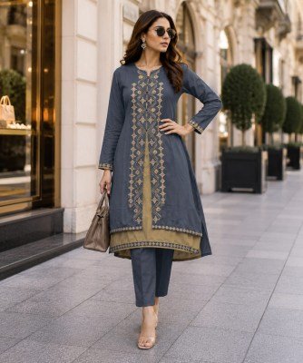 Rayon Slub Embroidery Work Kurti wholesale catalogs