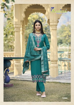 Razia by Karissa Premium muslin kurti top and dupatta with thread work catalogue at affordable rate readymade suit catalogs