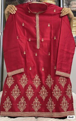 Regal Couture 2.0 Royal Silk Heavy Sequins Kurta Pyjama Set mens kurta