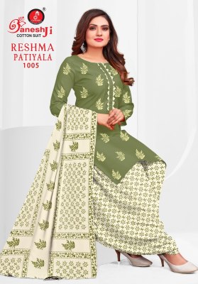 Reshma Patiyala vol 1 by Ganeshji Heavy Soft Cotton  printed  dress material catalogue at affordable rate dress material catalogs