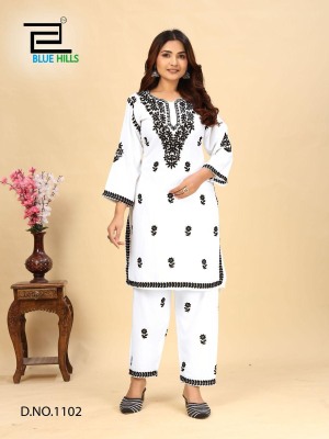Restock by Blue hills Reyon Thread work top with bottom at affordable rate kurtis catalogs