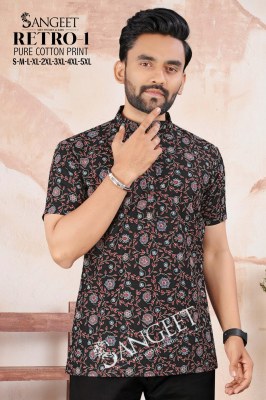 Retro 1 presented Mumbai Cotton Printed Pure Soft cotton Shirt catalogue at affordable rate Mens