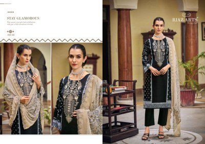 Riaz Arts Bin Saeed Vol 11 Designer Pure Cotton Embroidered Suits Wholesale Digital Print Collection dress material catalogs