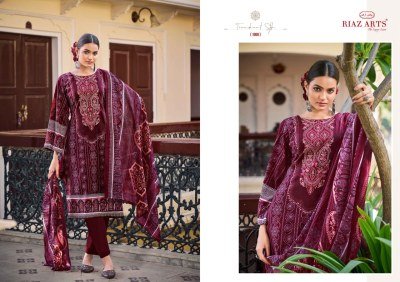 Riaz Musafir Vol 29 Premium Cotton Suit Pure Cotton Digital Print Top with Heavy Self Embroidery Mal Mal Cotton Printed Dupatta  Cotton Bottom Wholesa kurtis catalogs