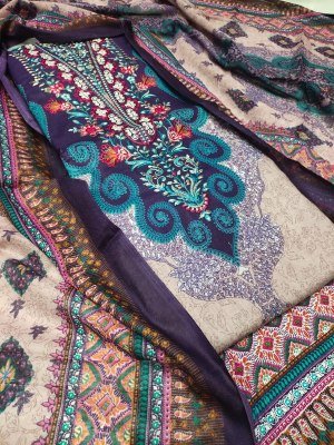 Riaz Musafir Vol 29 Premium Cotton Suit Pure Cotton Digital Print Top with Heavy Self Embroidery Mal Mal Cotton Printed Dupatta  Cotton Bottom Wholesa kurtis catalogs