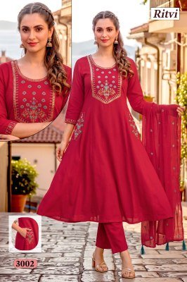 Ritvi Natural Dhabu Cotton Designer Kurti Pant with Mal Mal Dupatta kurti pant with dupatta Catalogs